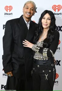 Singer Cher, 77, says she prefers younger boyfriends because men her age 'are all dead' amid romance with Alexander 'AE' Edwards, 38